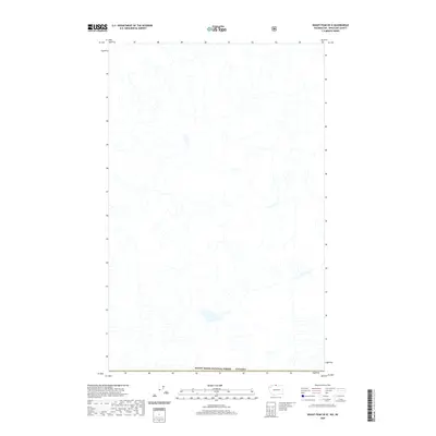 2020 Map of Skagit Peak OE N, 2020 Print