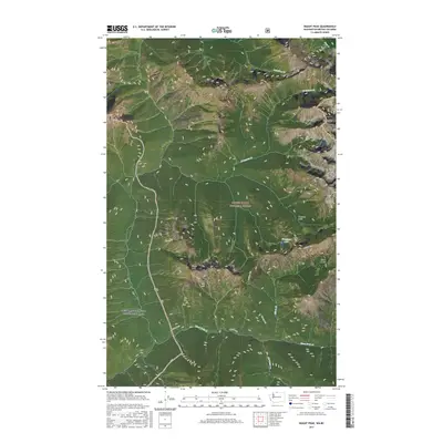 2017 Map of Skagit Peak, 2017 Print