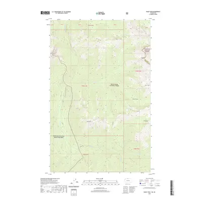 2020 Map of Skagit Peak, 2020 Print