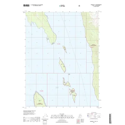 2017 Map of Skagway A-1 SW, 2017 Print