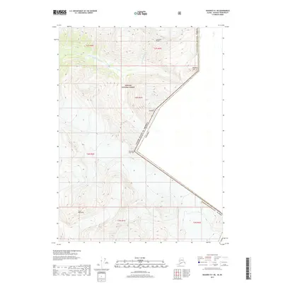 2017 Map of Skagway B-1 NE, 2017 Print