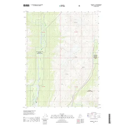 2017 Map of Skagway C-1 SW, 2017 Print