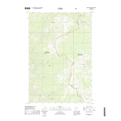 2020 Map of Skalkaho Pass, 2020 Print