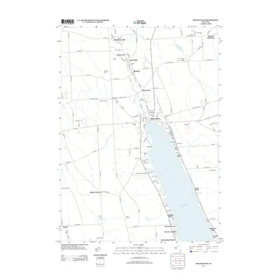 2013 Map of Skaneateles, 2013 Print