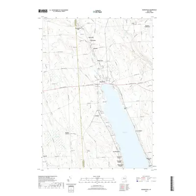 2019 Map of Skaneateles, 2019 Print