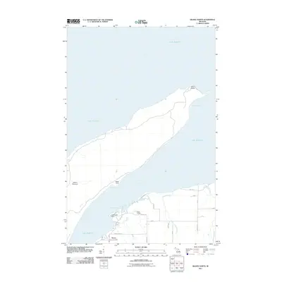 2011 Map of Skanee North, 2011 Print