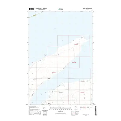 2014 Map of Skanee North, 2014 Print
