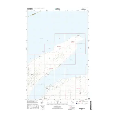 2017 Map of Skanee North, 2017 Print