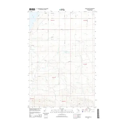 2014 Map of Skanee South, 2014 Print