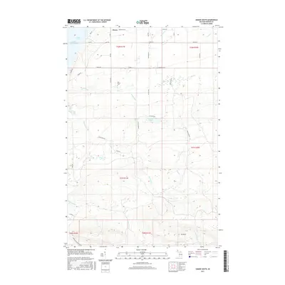 2017 Map of Skanee South, 2017 Print