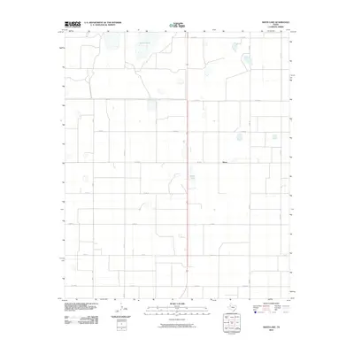 2010 Map of Skeen Lake, 2010 Print