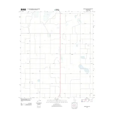 2012 Map of Skeen Lake, 2012 Print