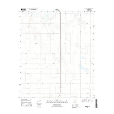2016 Map of Skeen Lake, 2016 Print