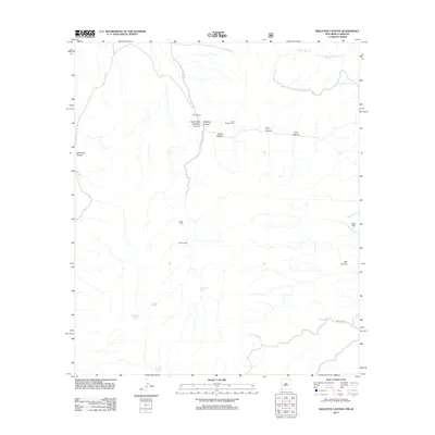 2012 Map of Skeleton Canyon, 2012 Print