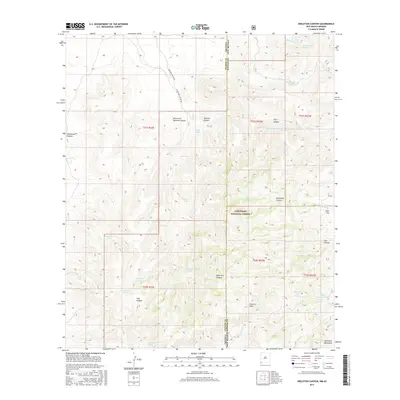 2017 Map of Skeleton Canyon, 2017 Print