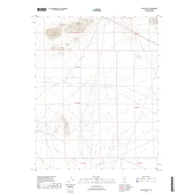 2018 Map of Skeleton Hills, 2018 Print