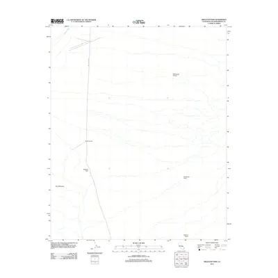 2012 Map of Skeleton Pass, 2012 Print