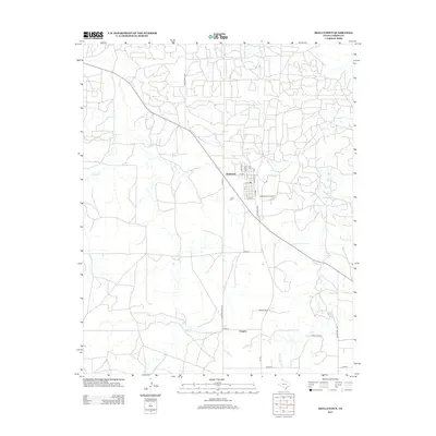 2012 Map of Skellytown, 2012 Print