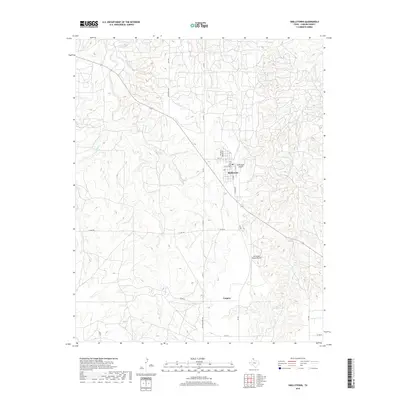 2019 Map of Skellytown, 2019 Print