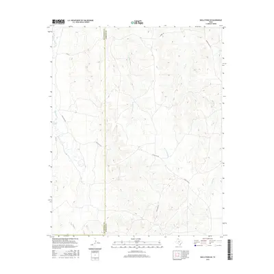 2016 Map of Skellytown NE, 2016 Print