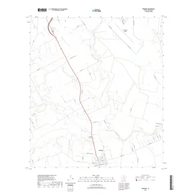 2019 Map of Skidmore, 2019 Print