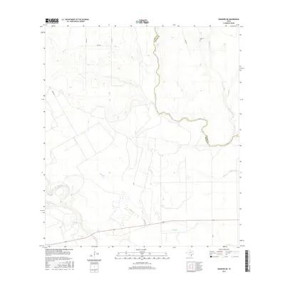 2016 Map of Skidmore NE, 2016 Print