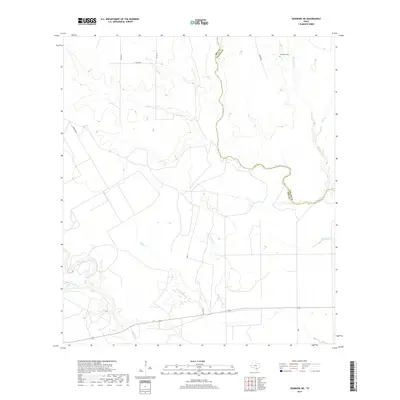 2019 Map of Skidmore NE, 2019 Print