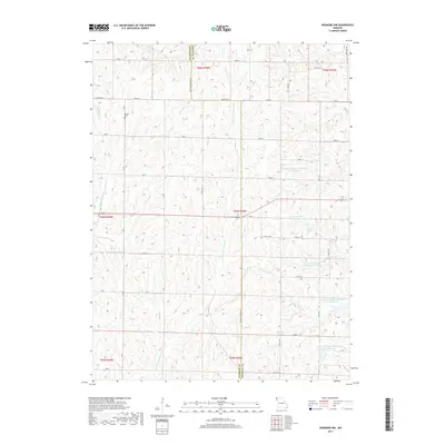 2017 Map of Skidmore NW, 2017 Print