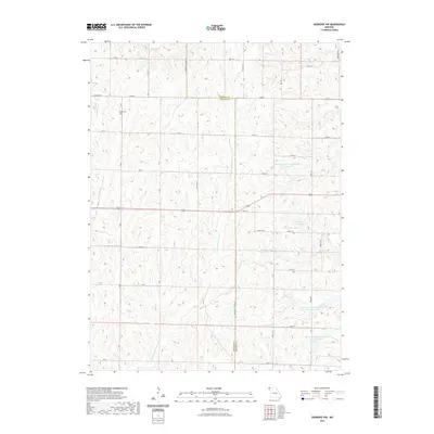 2021 Map of Skidmore NW, 2021 Print