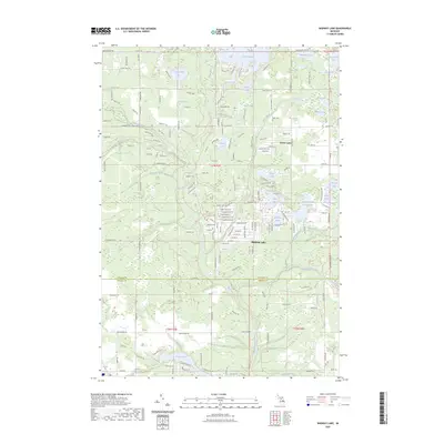 2023 Map of Skidway Lake, 2023 Print