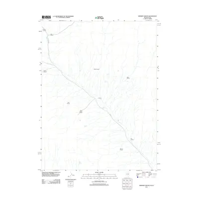 2012 Map of Skinner Canyon, 2012 Print