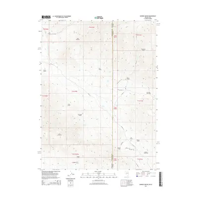 2014 Map of Skinner Canyon, 2014 Print
