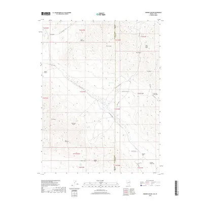 2018 Map of Skinner Canyon, 2018 Print