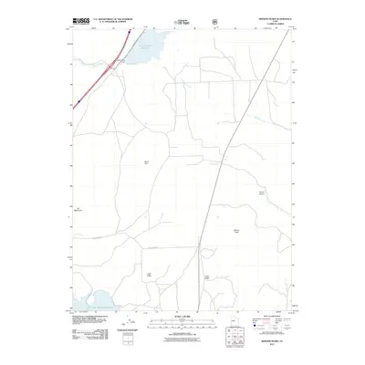 2011 Map of Skinner Peaks, 2011 Print