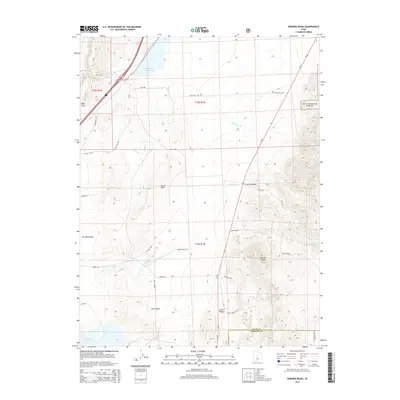 2014 Map of Skinner Peaks, 2014 Print