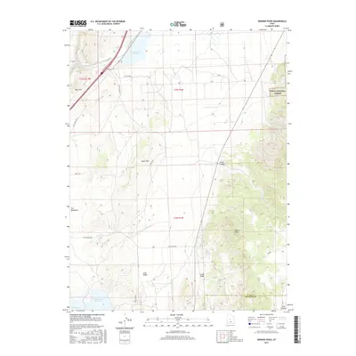 2017 Map of Skinner Peaks, 2017 Print