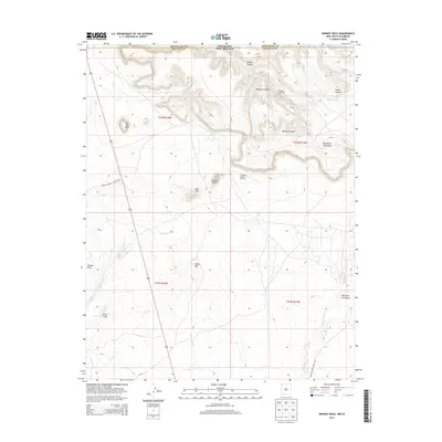 2013 Map of Skinney Rock, 2013 Print