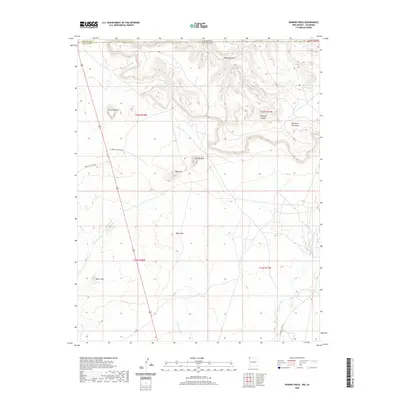2020 Map of Skinney Rock, 2020 Print