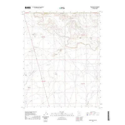 2023 Map of Skinney Rock, 2023 Print