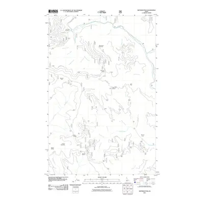 2011 Map of Skitwish Peak, 2011 Print