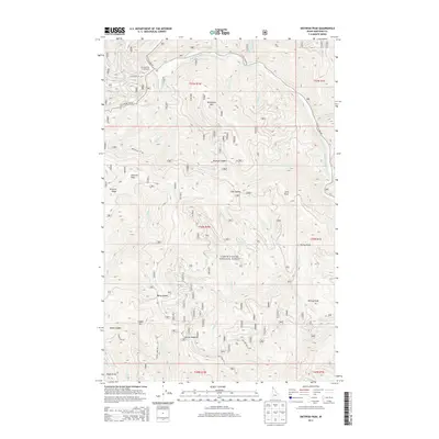 2013 Map of Skitwish Peak, 2013 Print