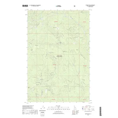 2020 Map of Skitwish Peak, 2020 Print