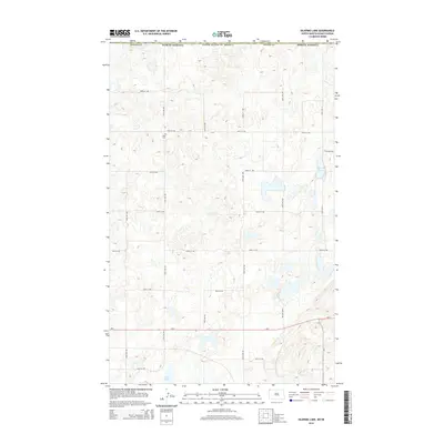 2014 Map of Skjermo Lake, 2014 Print