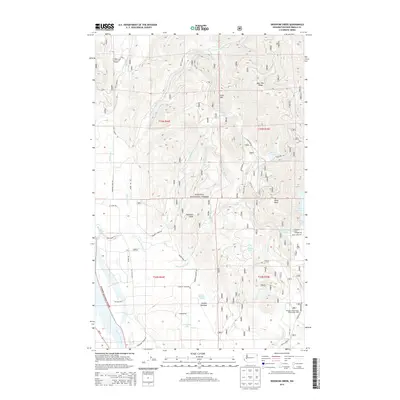 2014 Map of Skookum Creek, 2014 Print