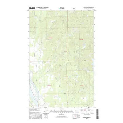 2017 Map of Skookum Creek, 2017 Print