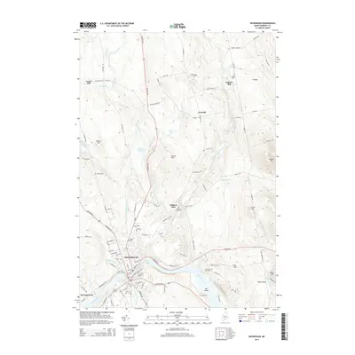 2014 Map of Skowhegan, 2014 Print