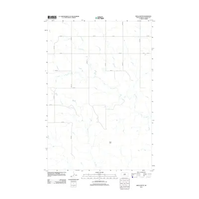 2012 Map of Skull Butte, 2012 Print