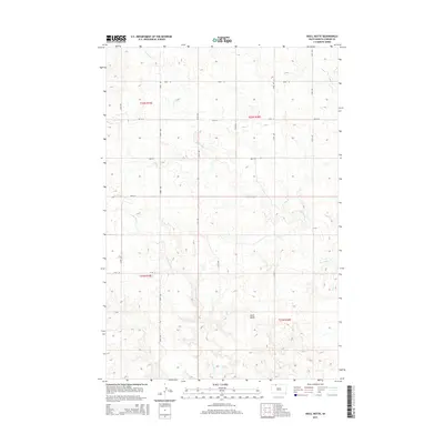 2015 Map of Skull Butte, 2015 Print