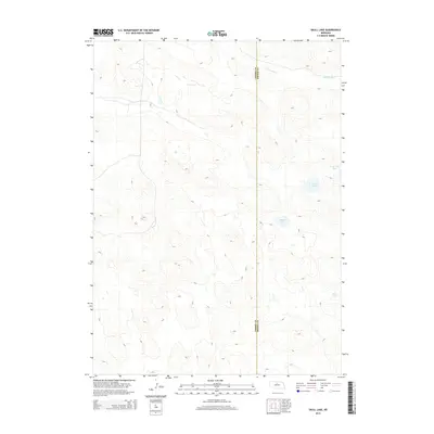 2014 Map of Skull Lake, 2014 Print