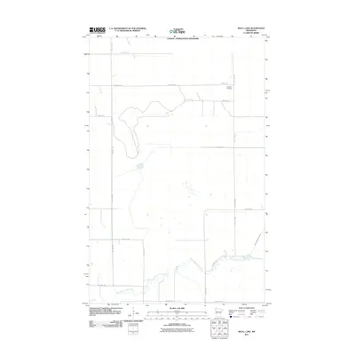 2011 Map of Skull Lake, 2011 Print